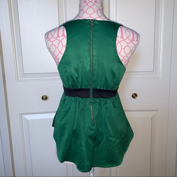 Design History Green tank top size S - Picture 2 of 3